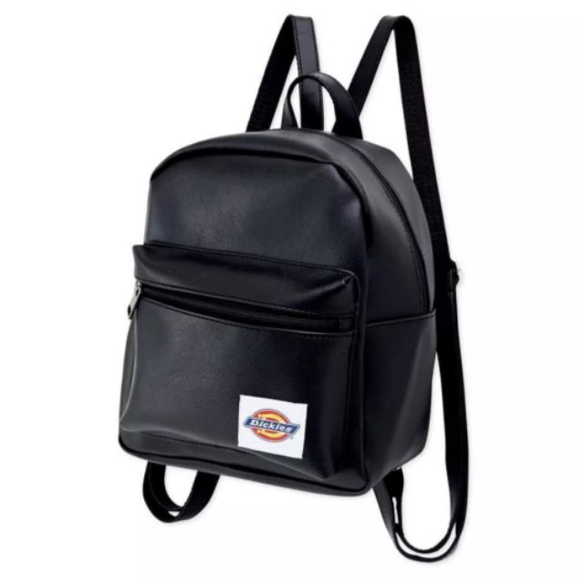 Dickies small black pu leather mini backpack japan magazine Shopee Malaysia