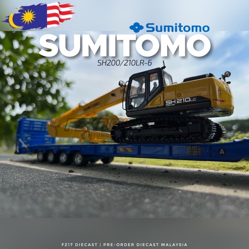 PRE ORDER | LEGEST SUMITOMO SH200LC-6LR & SH210LC-6LR SUPER LONG