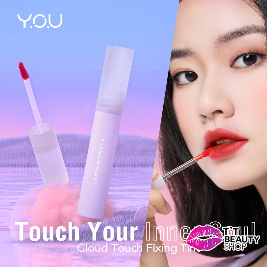 Y.o.u Cloud Touch Fixing Lip Tint Soft Velvet Finish Lip Stain Korean Style Lip Lipstick