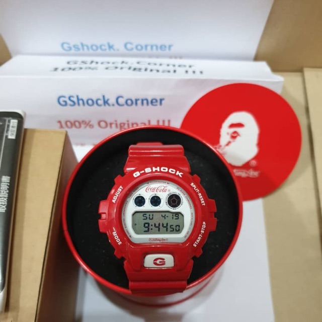 CASIO A BATHING APE G-SHOCK COCA COLA DW6900/DW-6900 100 CASIO A BATHING APE G-SHOCK COCA COLA DW6900/DW-6900 100