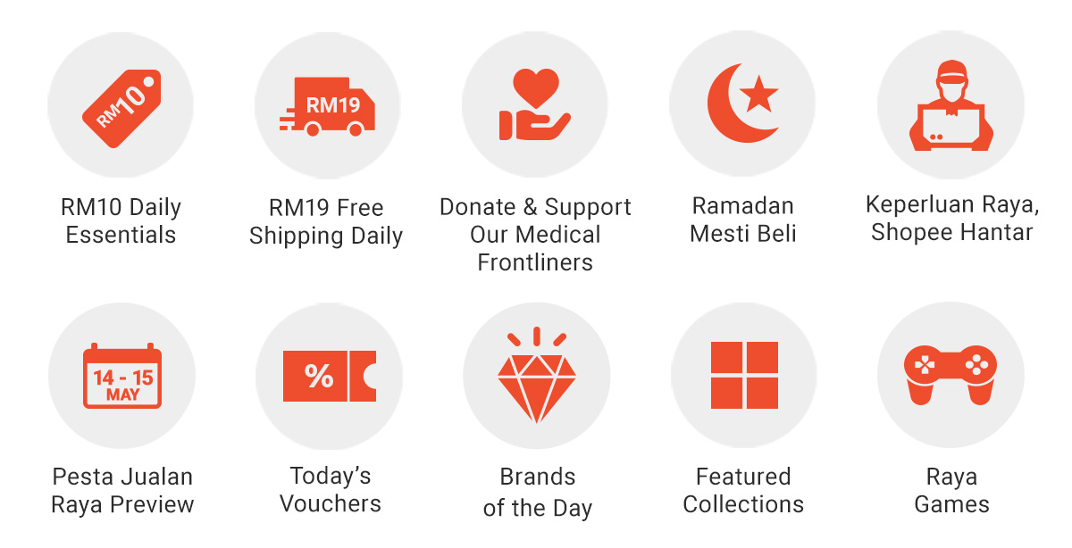 Raya Sale 2020, Daily RM10 Essentials Deals & RM19 Free Shipping