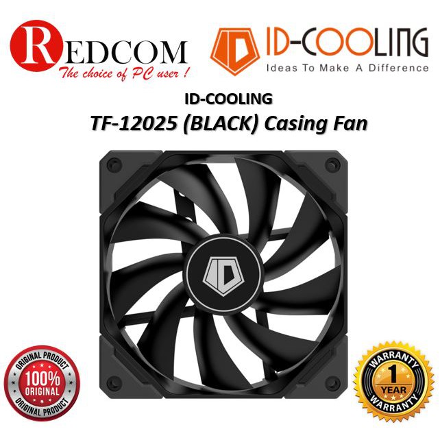 ID-COOLING TF-12025 Series 120mm Casing Fan | Shopee Malaysia