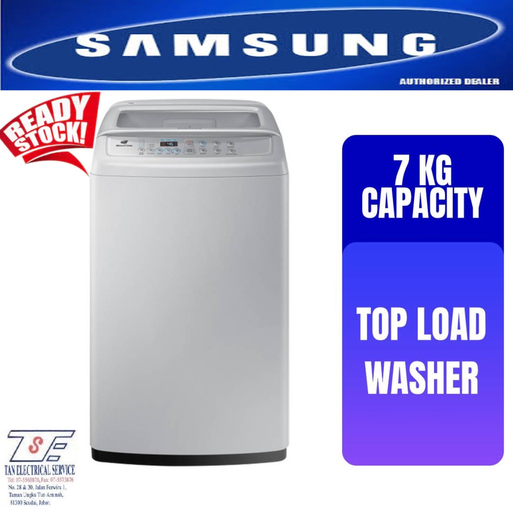 Samsung Top Load Washer with Magic Filter 7kg WA70H4000SG/FQ Shopee