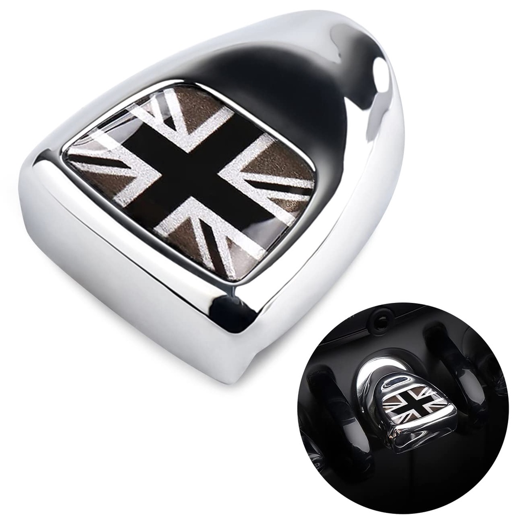 Metal Engine Start Push Start Button Ignition Starter Pushbutton Cover Caps Sticker for Mini