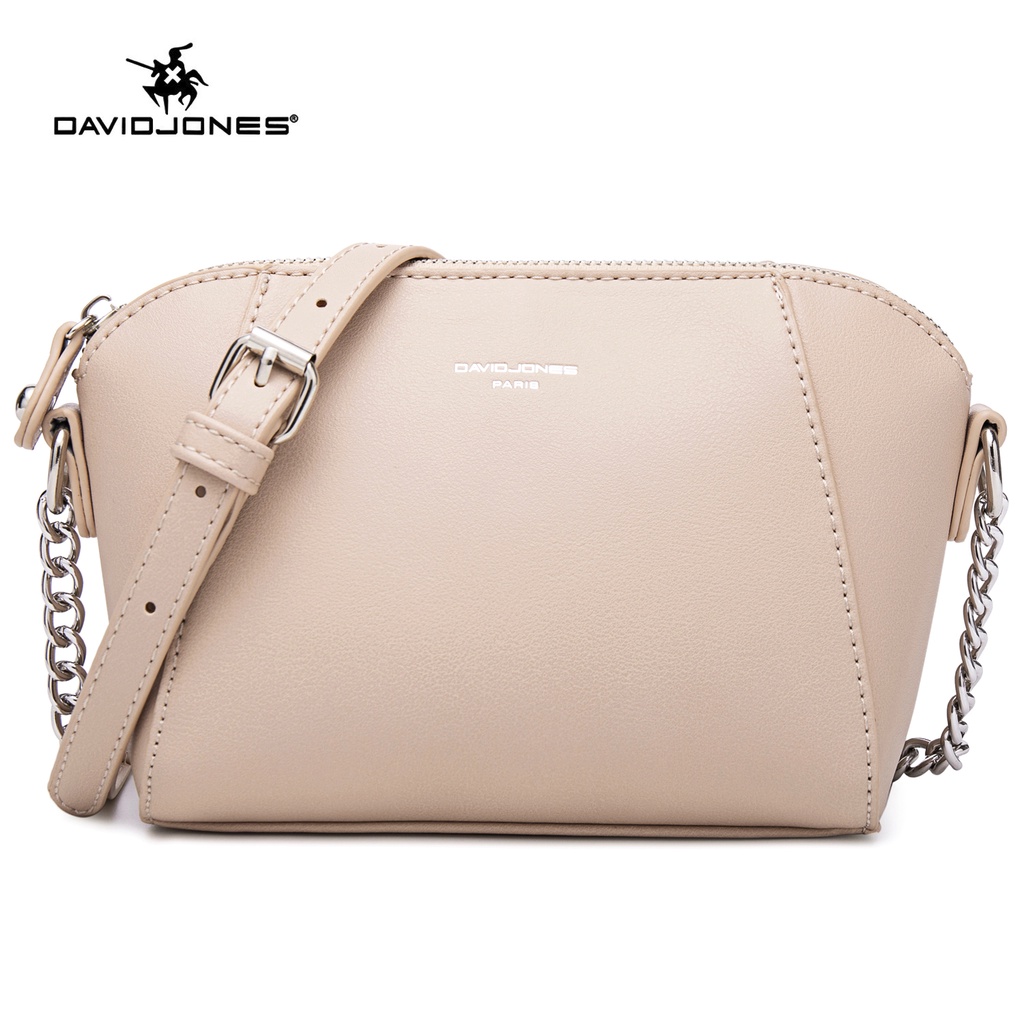 David Jones Pink Solid Sling Bag