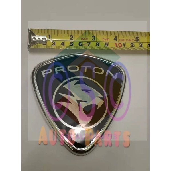 PROTON WAJA CAMPRO FRONT LOGO(BLACK SILVER){RO} | Shopee Malaysia