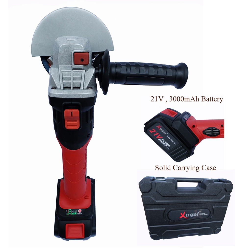 Xugel Cordless Angle Grinder and Polisher Three Adjust Speed 21V