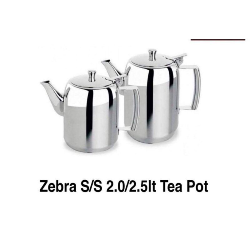 Zebra stainless best sale steel teapot