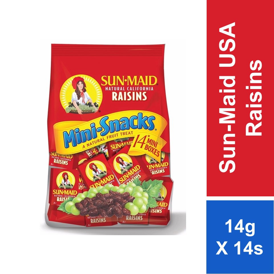 Sun-maid USA Raisins 14g x 14s (Halal) | Shopee Malaysia