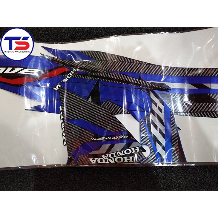 HONDA WAVE ALPHA SPOKE STICKER FOR WAVE ALPHA SPOKE COVER SET | Shopee ...