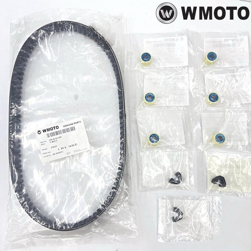 *WMOTO ES125 BELT BELTING TIMING BELT ROLLER BUSH SLIDE PIECE ORIGINAL ...