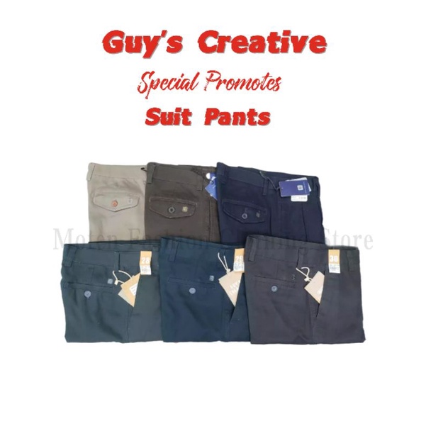 Guy's Creative Men's Suit Pants (3 Warna Available) | Shopee Malaysia