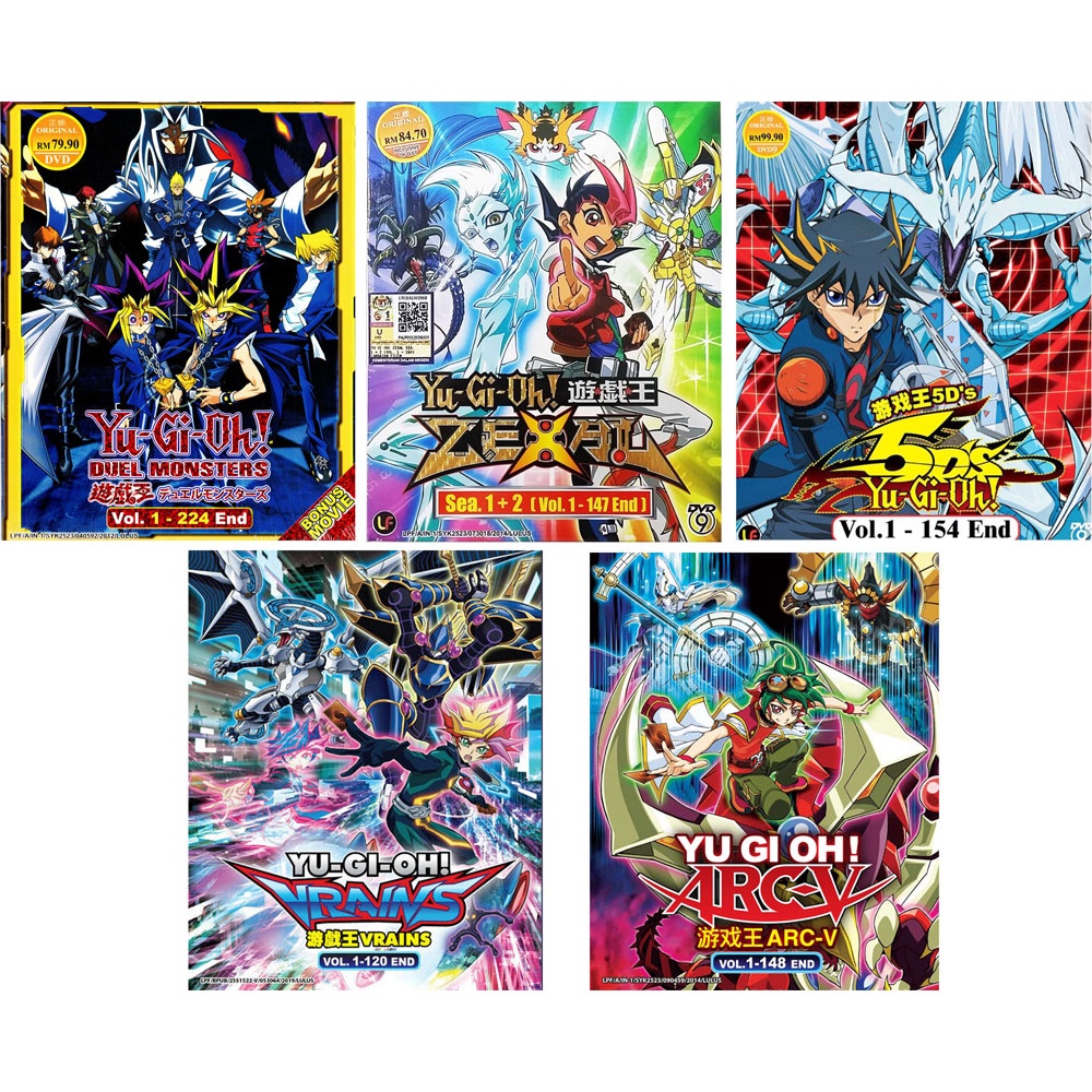 DVD Anime Yu-Gi-Oh Series - Duel Monster / Zexal / 5D's / Vrains / ARC ...