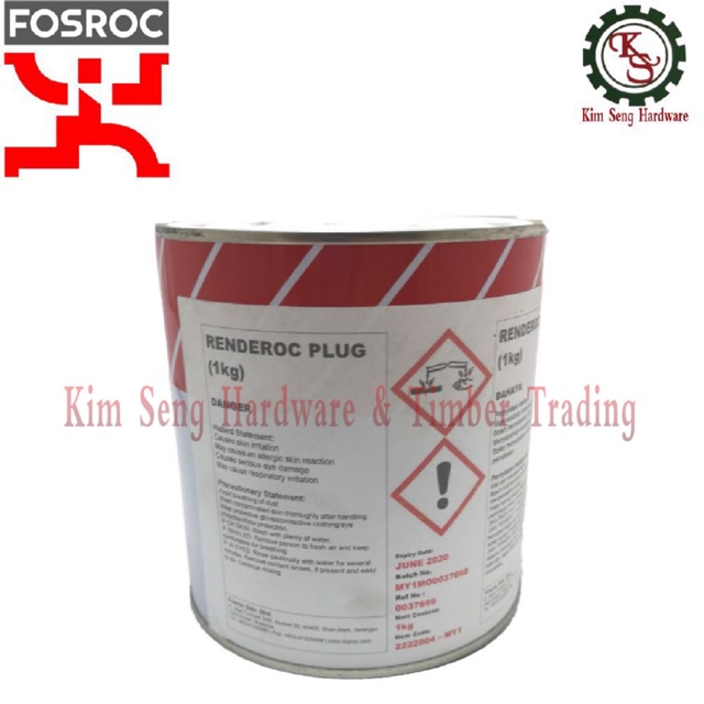 FOSROC RENDEROC PLUG 1KG | Shopee Malaysia