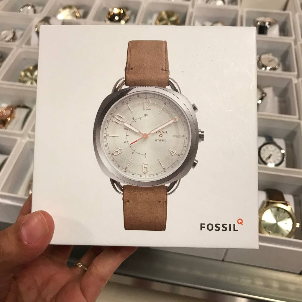 Fossil Hybrid Smartwatch Accomplice Sand Leather FTW1200 | Shopee