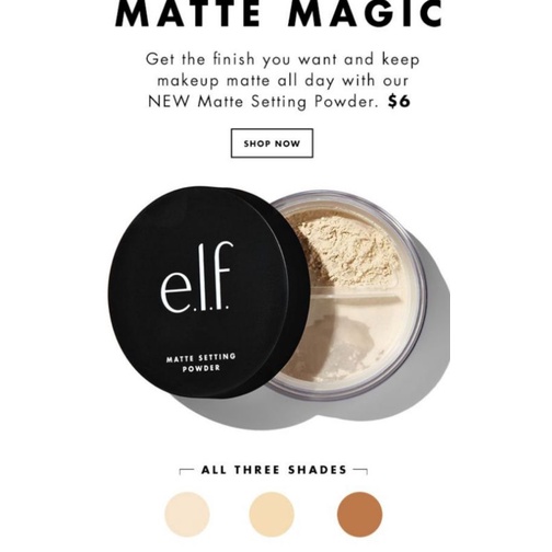 Elf Cosmetic Matte Setting Powder | Shopee Malaysia