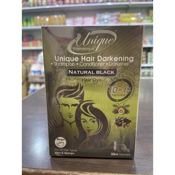 unique hair darkening 10 sachets (30 ml each) | Shopee Malaysia