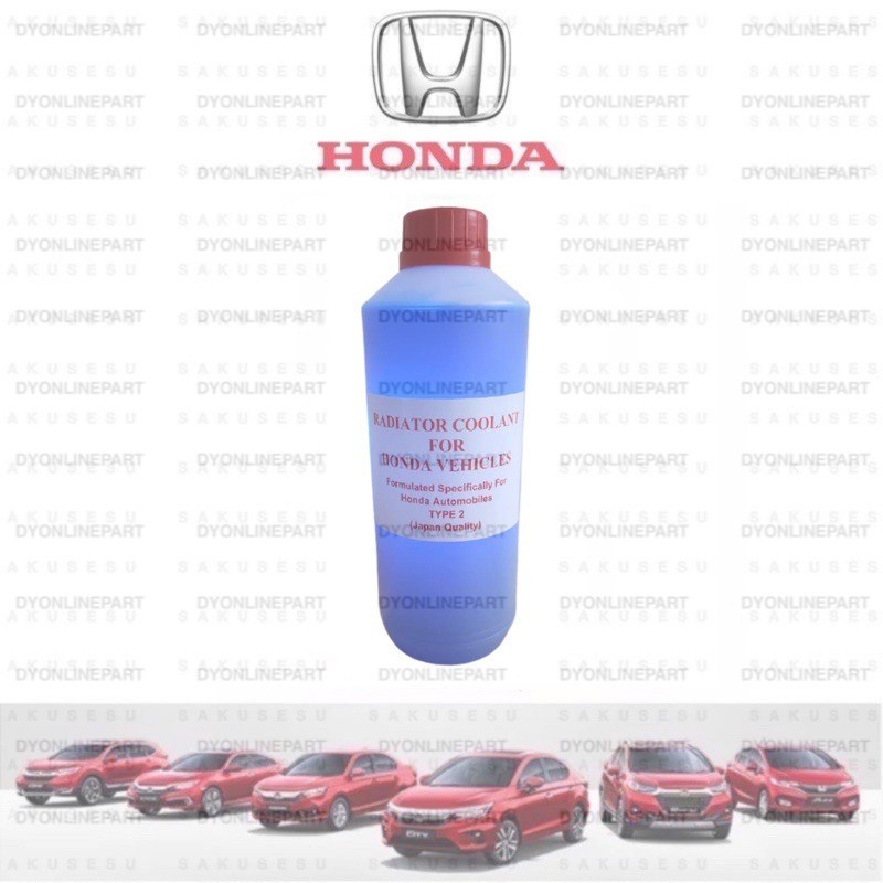 OL999-9011 Honda Type-2 Anti-Freeze Coolant #Blue# (1L) - Honda CITY ...