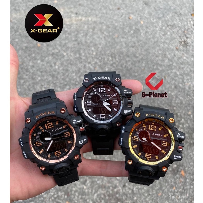 Original X GEAR X 148 Waterproof sport digital men watch jam tangan lelaki readystock EL Light Red PGMall