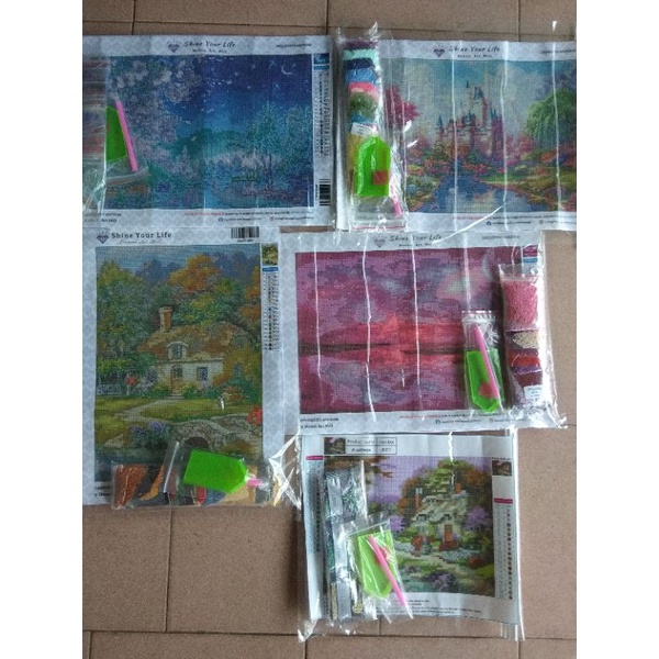DIY 5D diamond painting art full drill diamond art | Shopee Malaysia