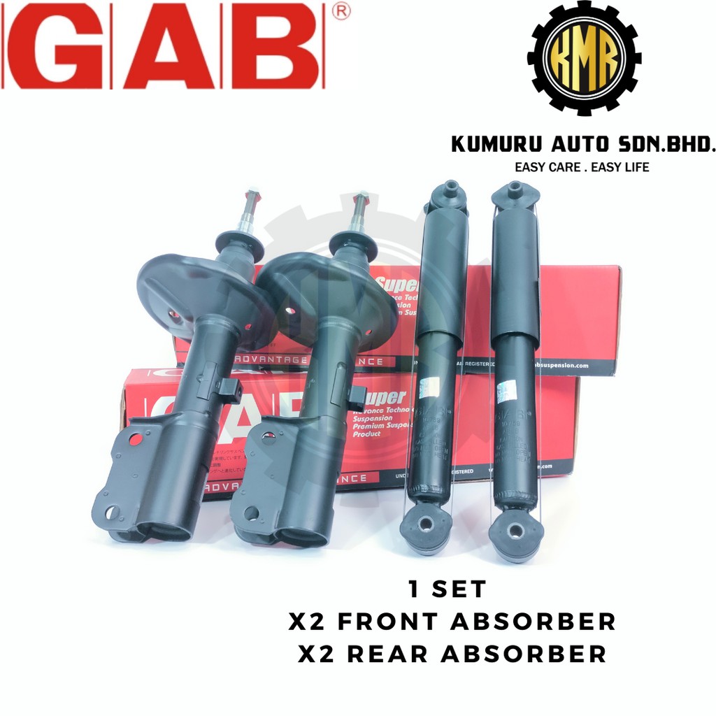 (1@Set) GAB Oil Gas Front Rear Absorber Depan Belakang Saga 12V Iswara ...