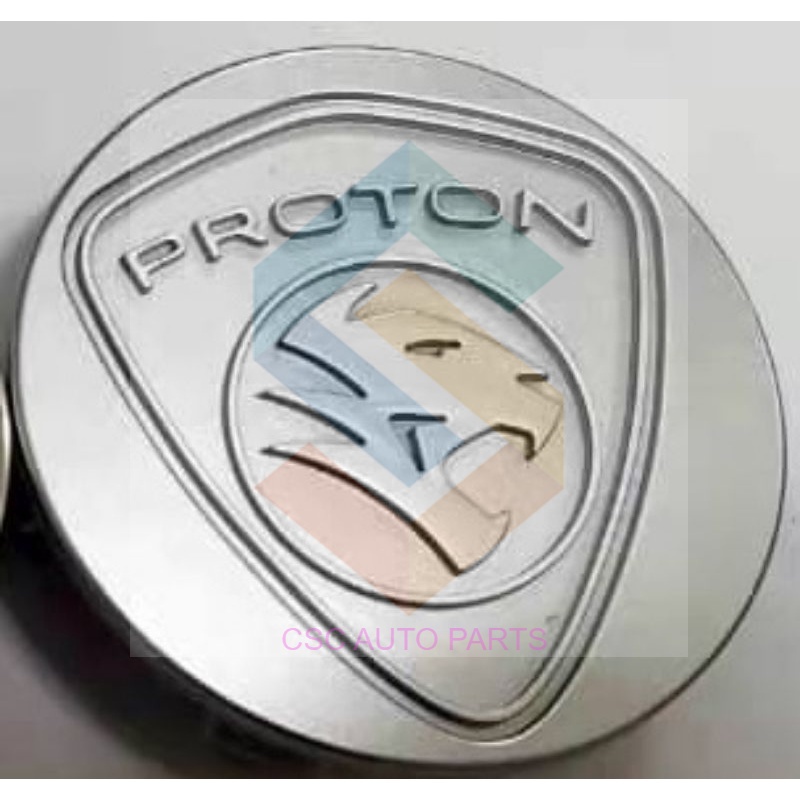 ORIGINAL PROTON WHEEL CENTER CAP(CHROME GREY SILVER) | Shopee Malaysia