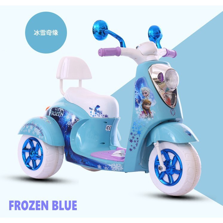 Kids Ride on Bike Disney Frozen Children Kids Battery Electric