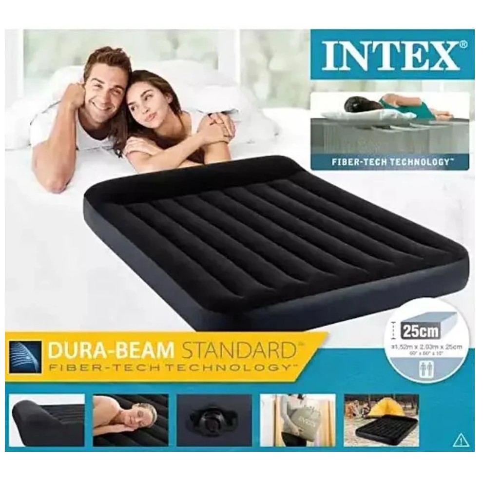 Intex fiber tech air mattress best sale