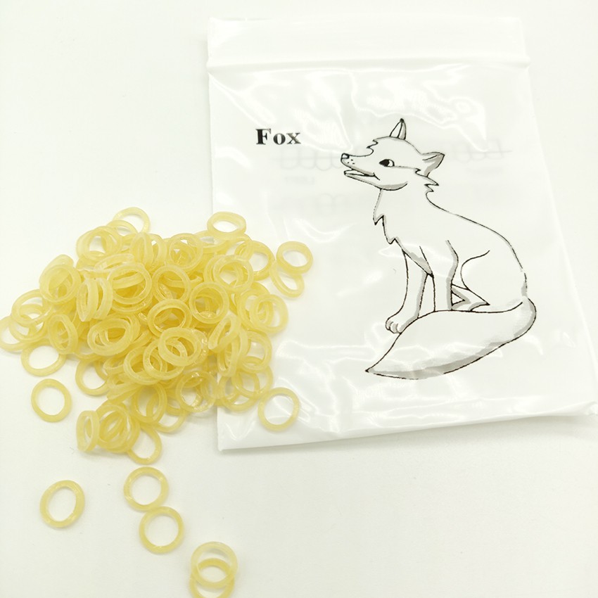 Orthodontic Elastic Rings Fox Animal Dental Elastic Rubber Bands (1/4
