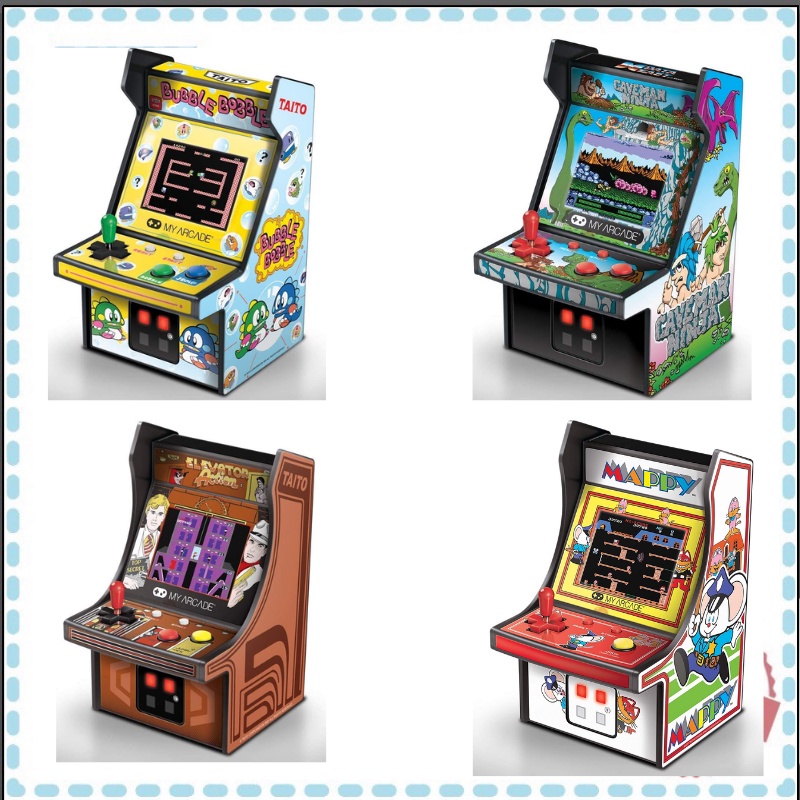 Mini Portable Retro Arcade Machine (dreamGEAR) Gift Ideas My Arcade® ELEVATOR ACTION / CAVEMAN