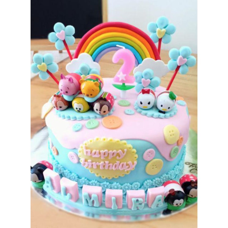 Tsum Tsum Disney Figure Set 10pcs Miniature Display Cake Toppers ...