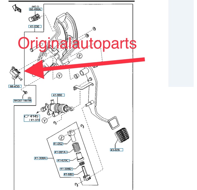 Ford Ranger T6 Clutch Pedal Switch. Shopee Malaysia