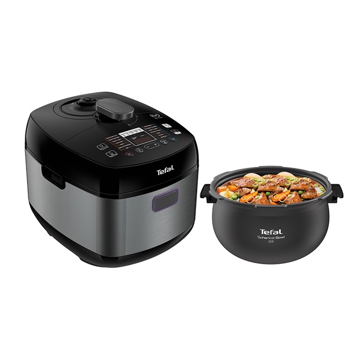 Tefal Home Chef Smart Pro 5.0L Stainless Steel Multicooker Pressure Cooker CY625D65 PGMall