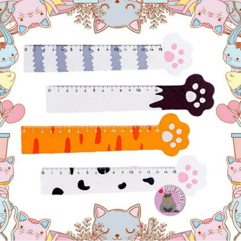 🎁 WOODEN CAT RULER (CAT PAW) 🎁 | Shopee Malaysia