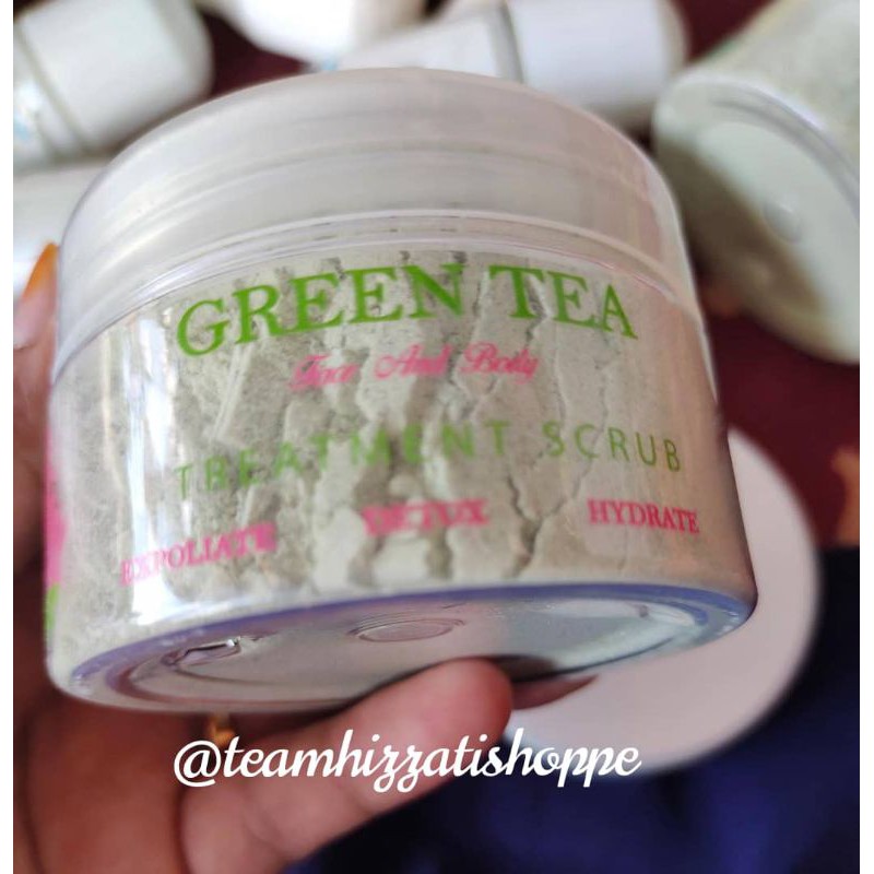 SCRUB GREEN TEA 🌿 HOT PRODUK 🔥 Shopee Malaysia