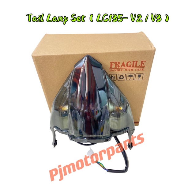 Yamaha LC135 LC 135 V2 V3 - Rear Tail Lamp Light Set & Tail Lamp Cover ...