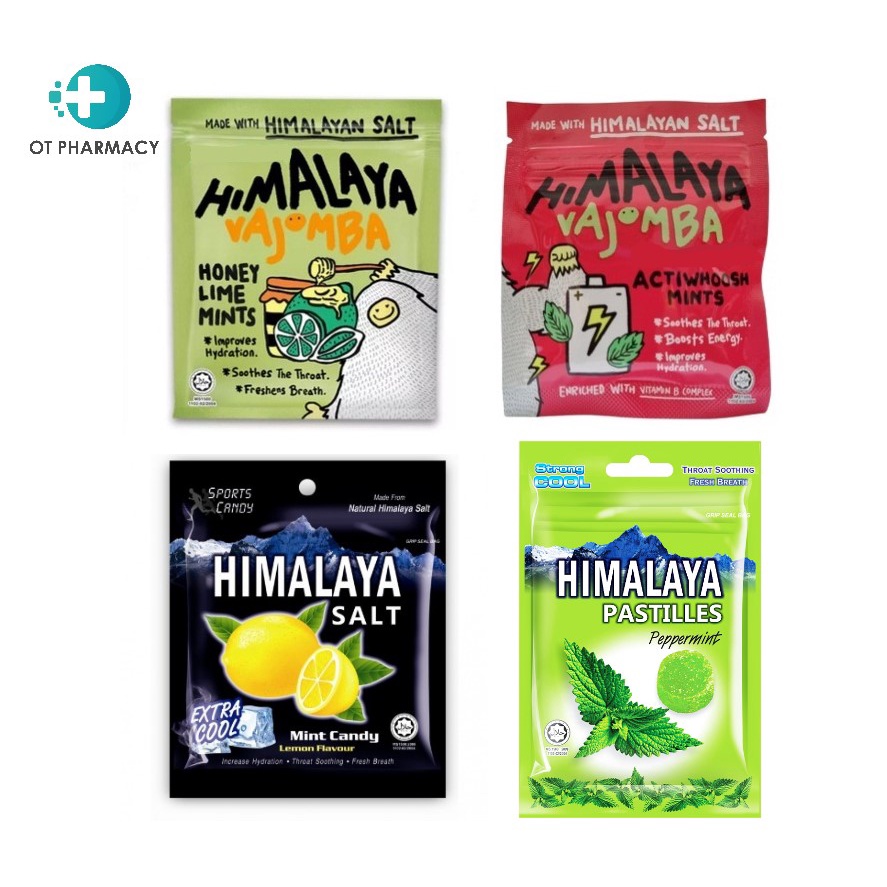 Candy Himalaya Salt Honey Lime Mints Hydration Throat Soothing x 20 PACKS  NEW