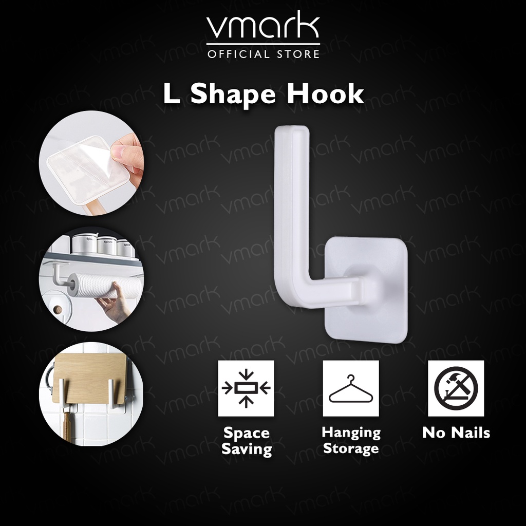 VMARK Kitchen Hook Wall Hook Sticker Coat Hook Punch Free Holders ...