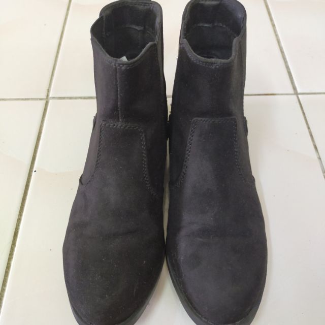 Original H M black boots Shopee Malaysia