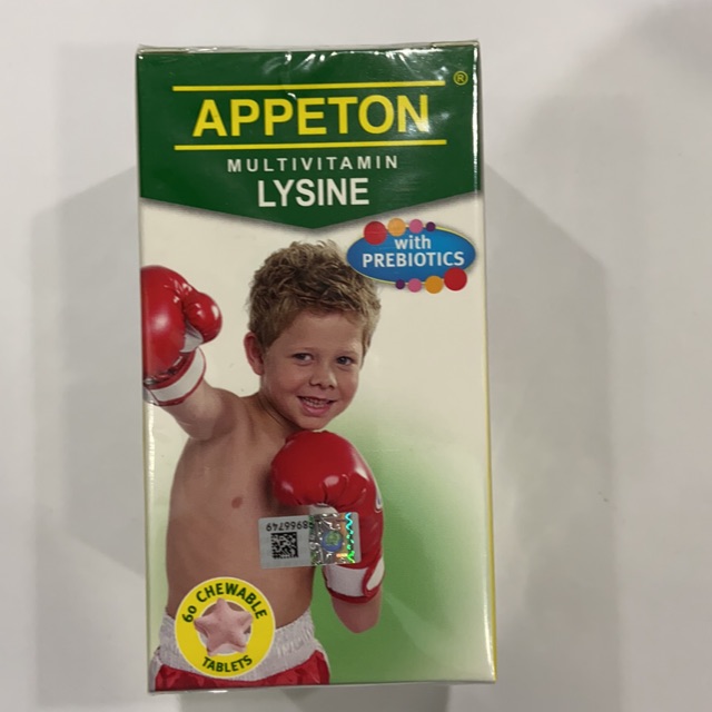 Appeton multivitamin with lysine chewable tablet 60’s Shopee Malaysia