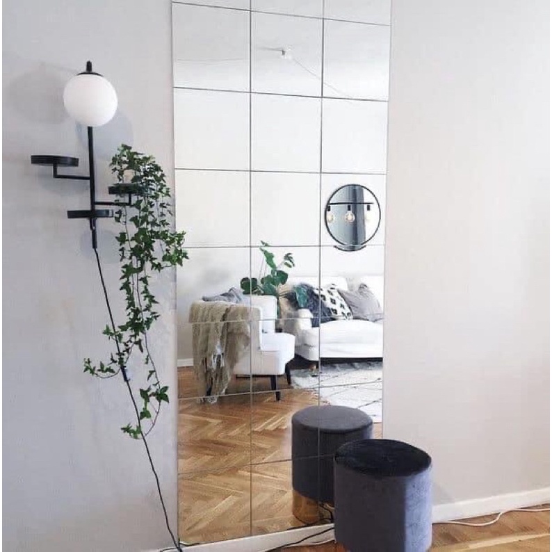 IKEA BLODLONN WALL MIRROR / CERMIN DINDING IKEA 4pcs/pack / CERMIN