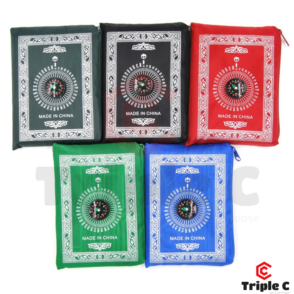 [Triple C] Sejadah Solat Muslim Travel Portable Waterproof Praying ...