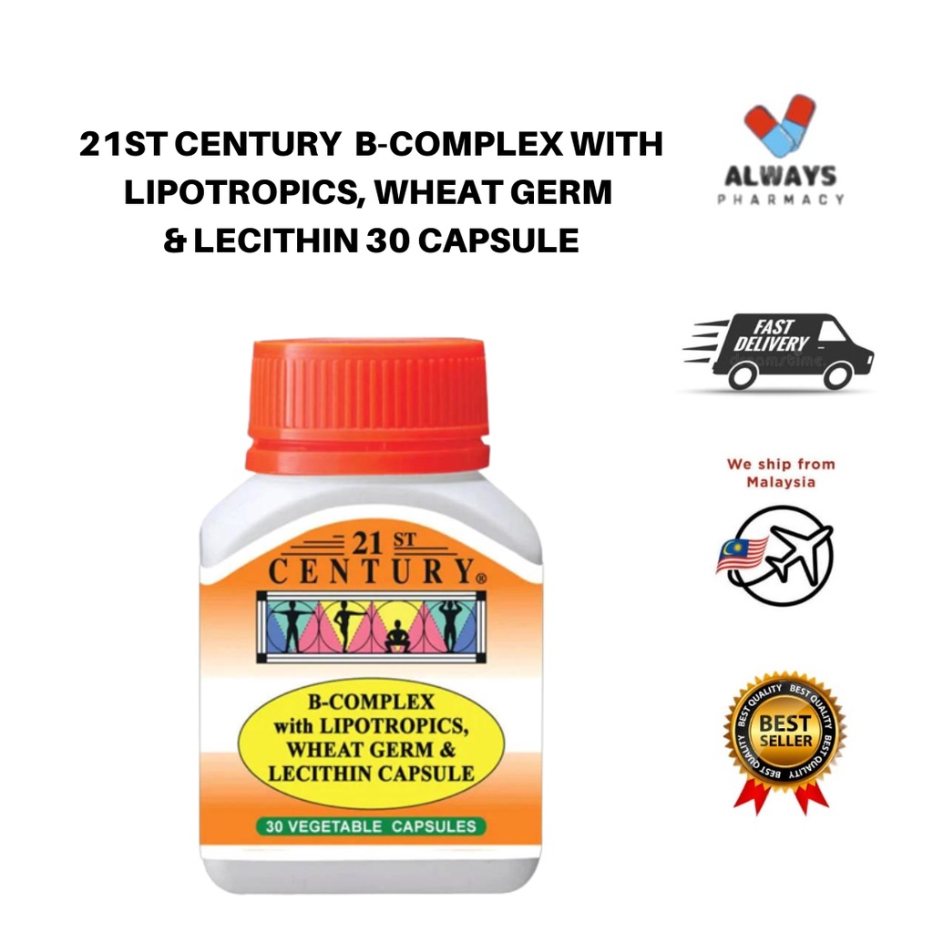 21ST CENTURY WITH LIPOTROPICS, WHEAT GERM & LECITHIN 30