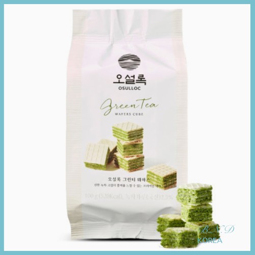 Osulloc Green Tea Wafer Cube Snack G Shopee Malaysia