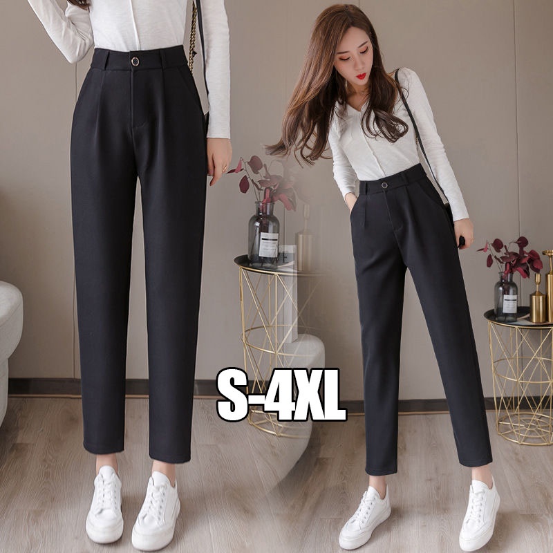 Formal black pants for girls best sale