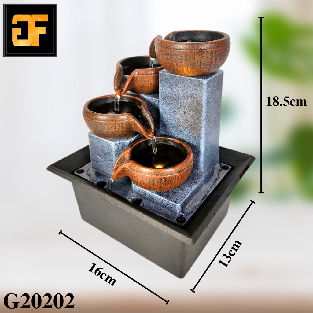 Tabletop Fountain, Feng Shui Indoor Water Fountain for Home Office