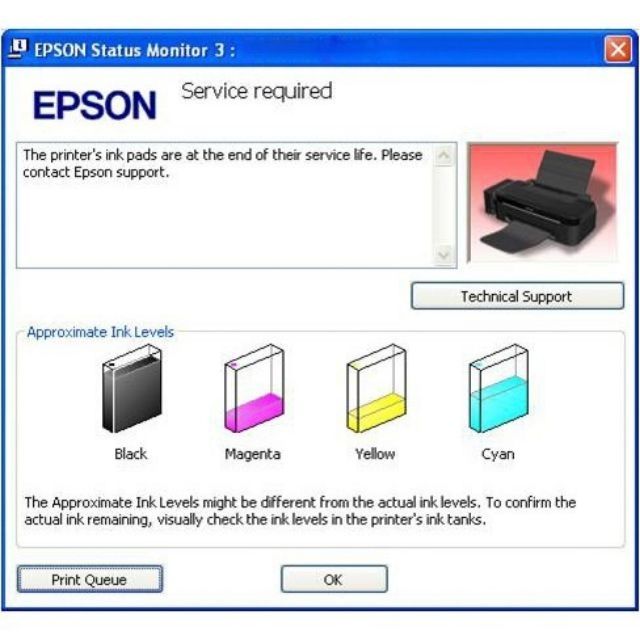 Epson L1110 L3110 L3150 Waste Ink Pad Resetter Shopee Malaysia