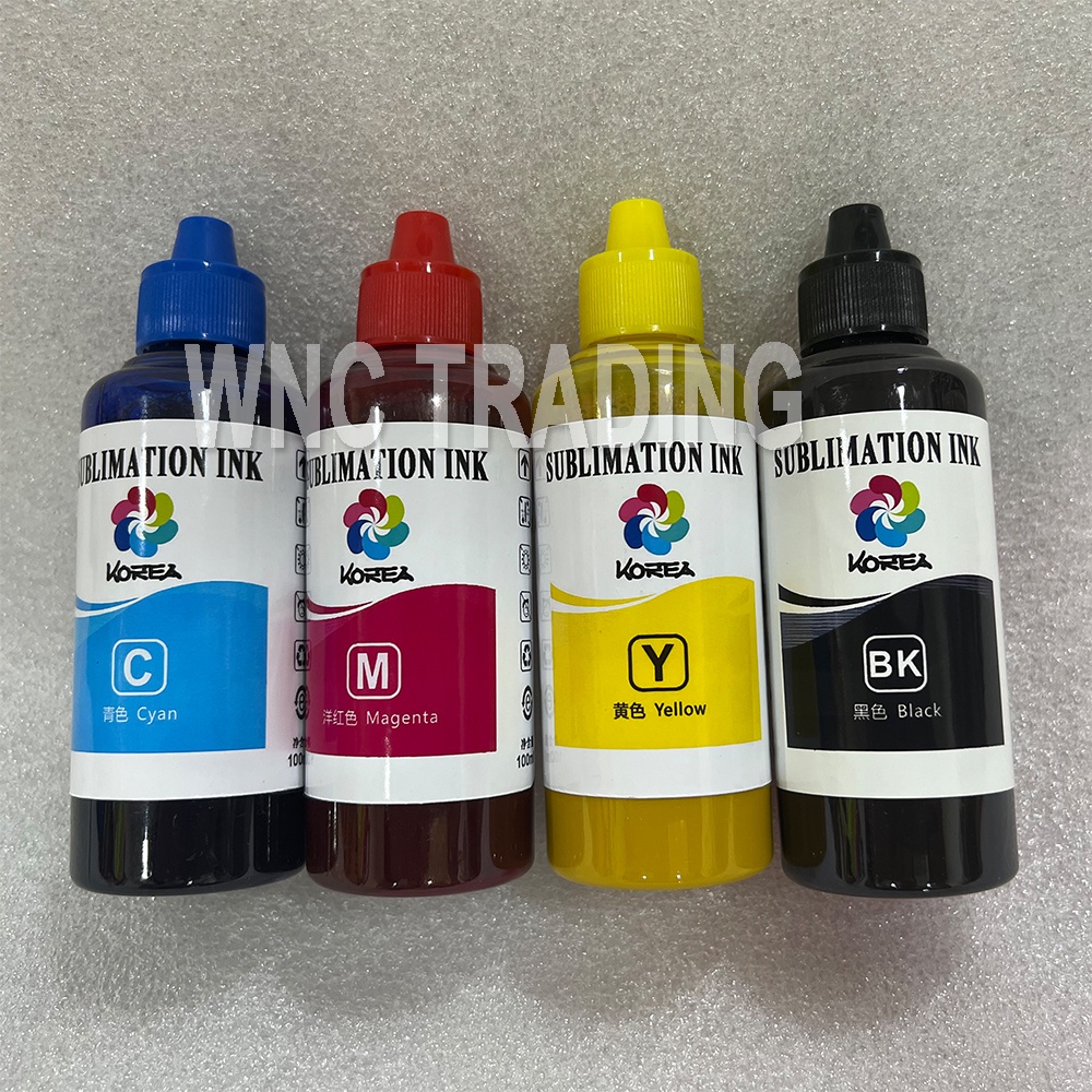 Sublimation Ink For Inkjet Printer (C,M,Y,K) For Heat Press transfer ...