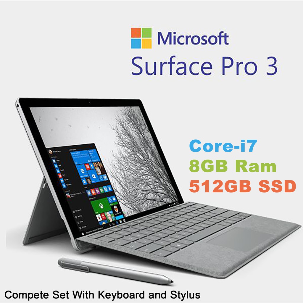 Microdoft Surface Pro - Core - i7 -8GB -512GB - 12.3Inch