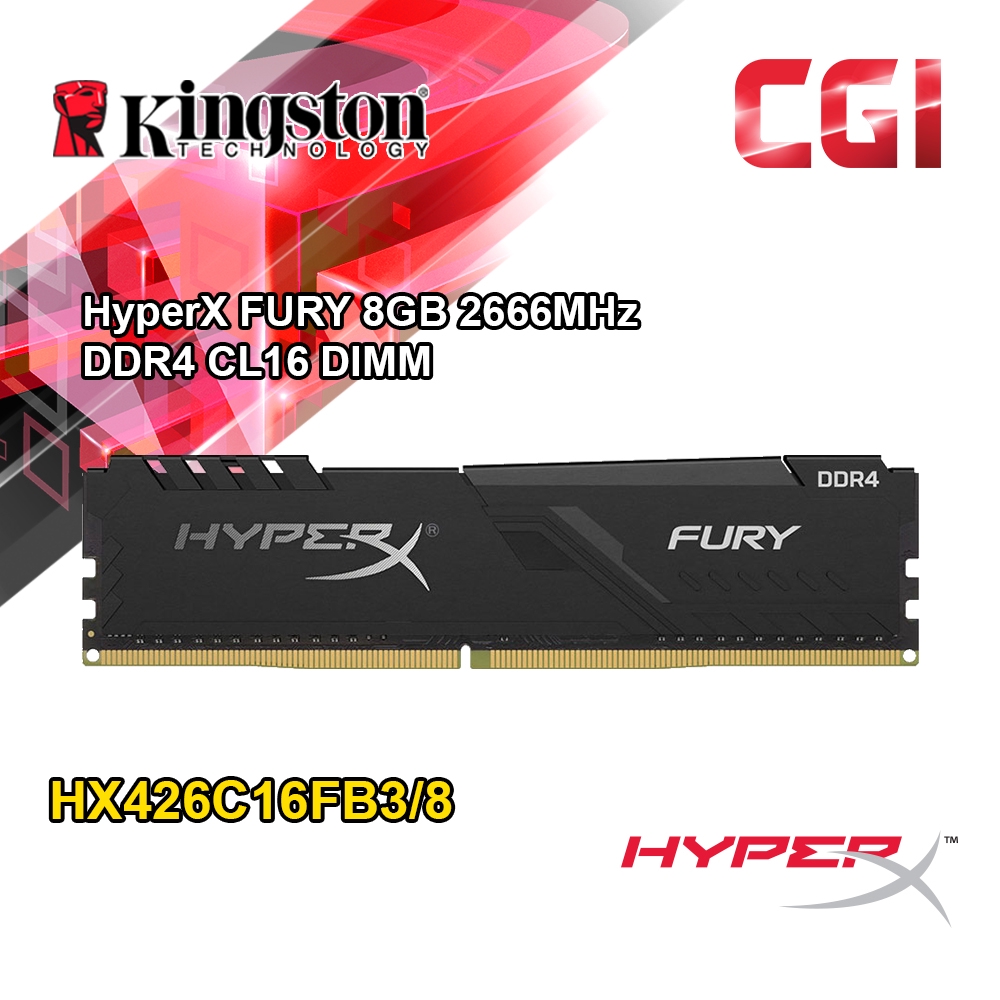 Kingston hyperx fury 8gb 2666mhz ddr4 hot sale